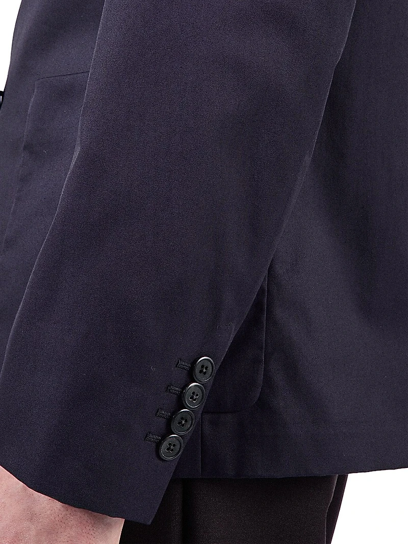 Double Breasted Cotton Blazer