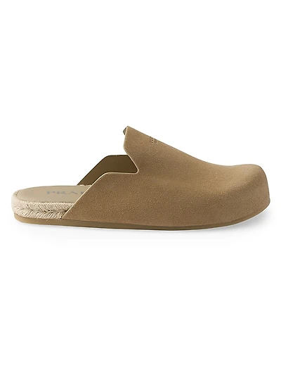 Suede Mules