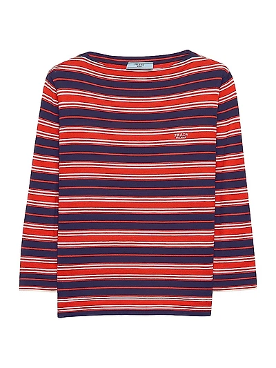 Silk Boat Neck Sweater