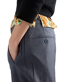 Mohair and Silk Pants