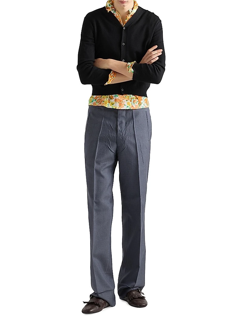 Mohair and Silk Pants