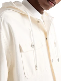 Hooded Denim Shirt