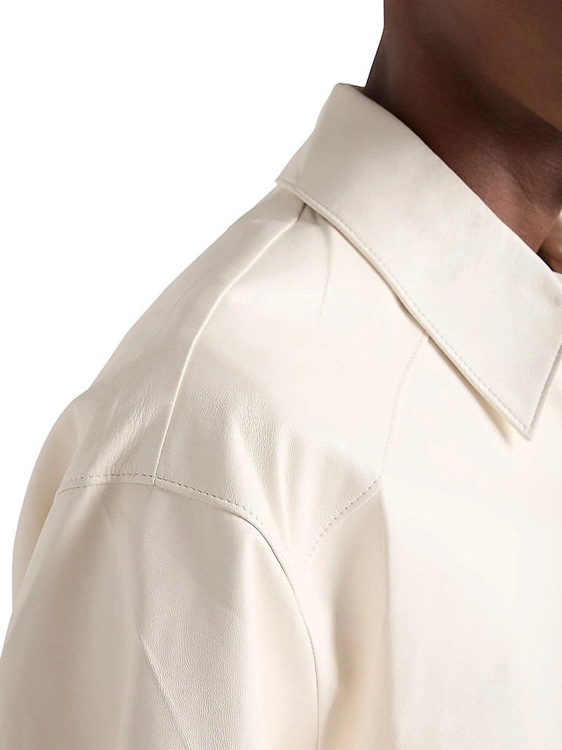 Nappa Leather Shirt