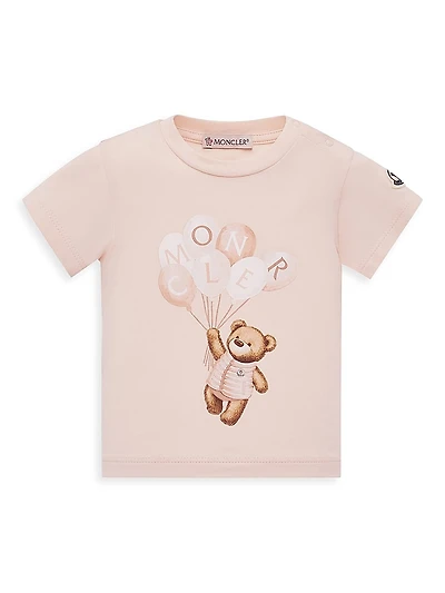 Baby Girl's & Little Crewneck T-Shirt Cotton
