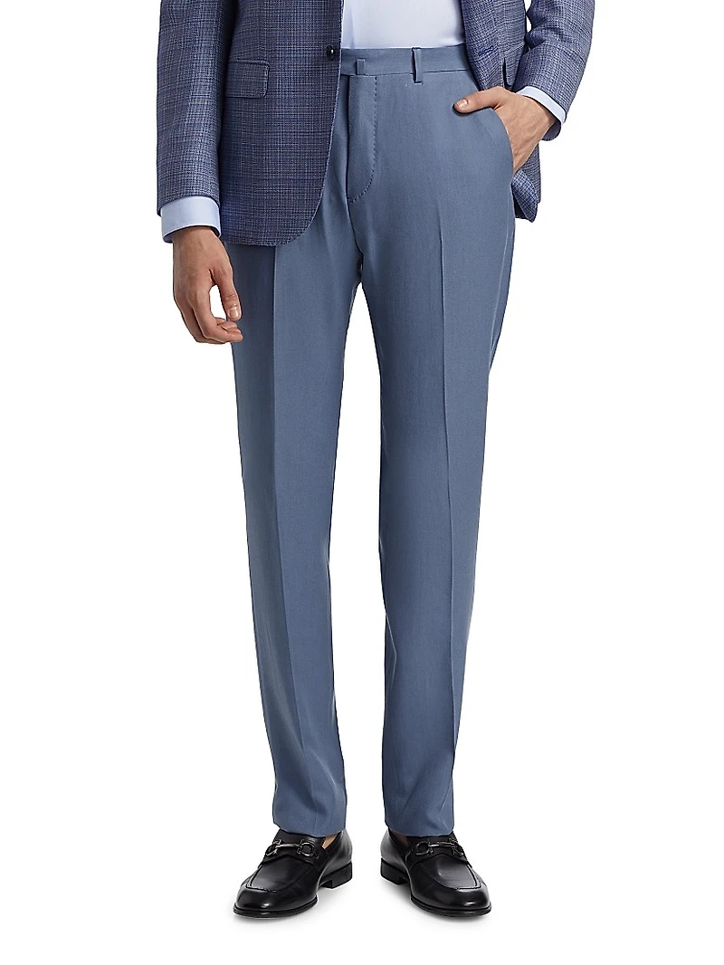 Crease-Front Trousers