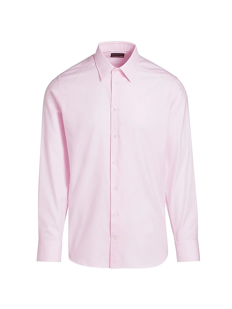 Birdseye Cotton Dress Shirt