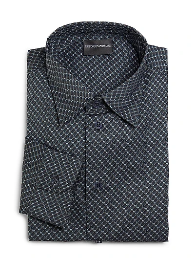 Printed Poplin Shirt