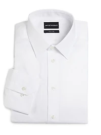 Cotton Button-Front Shirt