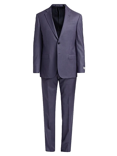 Virgin Wool Single-Breasted Suit