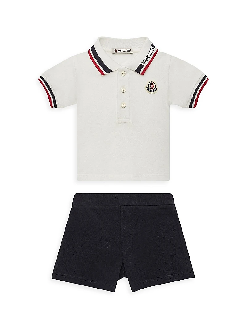 Baby Boy's & Little Set Cotton Piquet