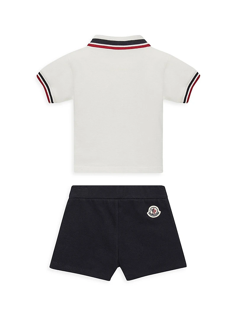 Baby Boy's & Little Set Cotton Piquet