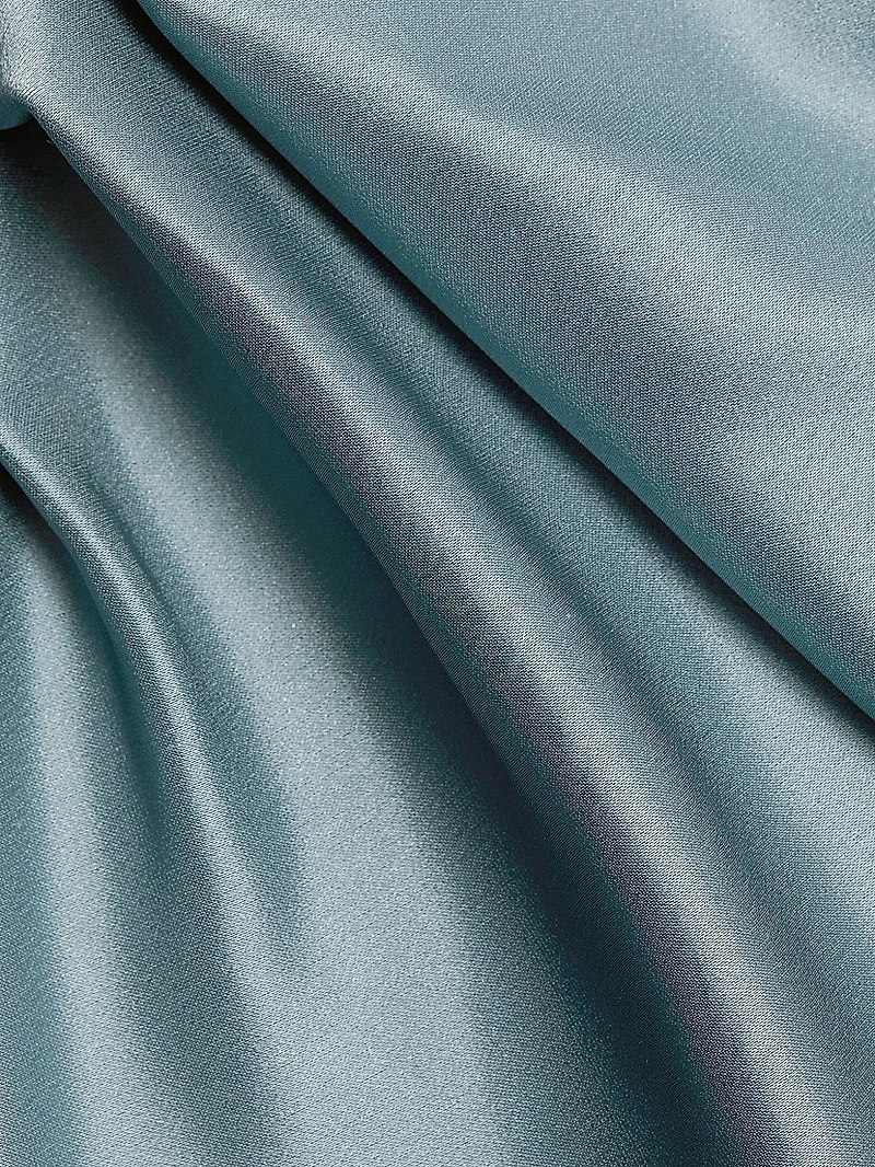 Draped Satin Gown
