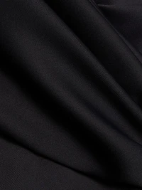 Crepe Strapless Midi-Dress