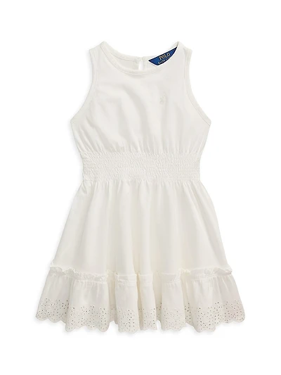 Little Girl's & Cotton Sleeveless Dress