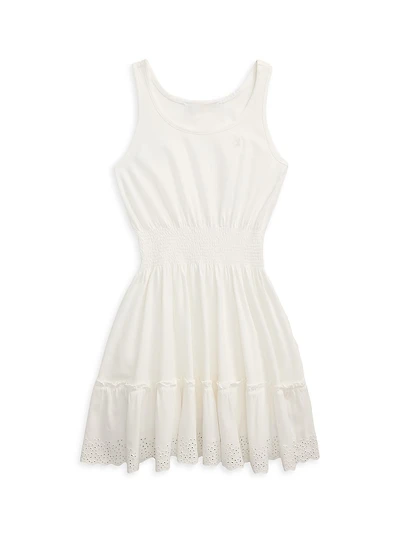 Girl's Cotton Sleeveless Dress