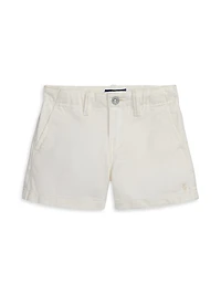 Little Girl's & Cotton Chino Shorts