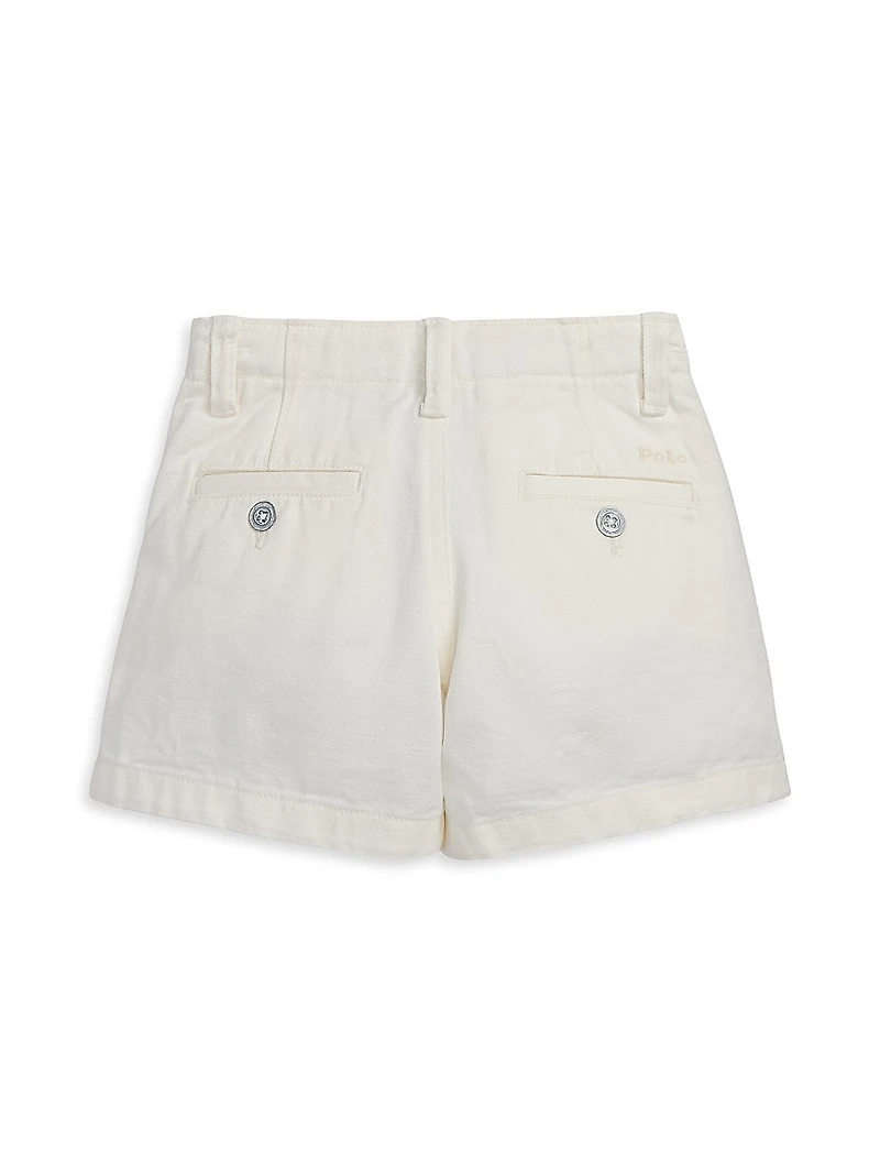 Little Girl's & Cotton Chino Shorts