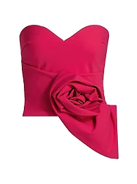 Remi Stretch Floral Bustier Top