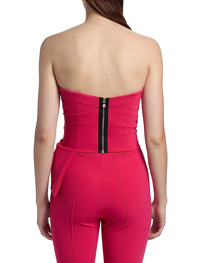 Remi Stretch Floral Bustier Top