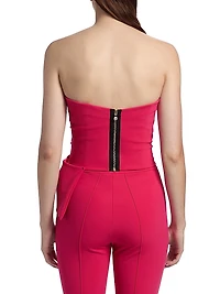 Remi Stretch Floral Bustier Top