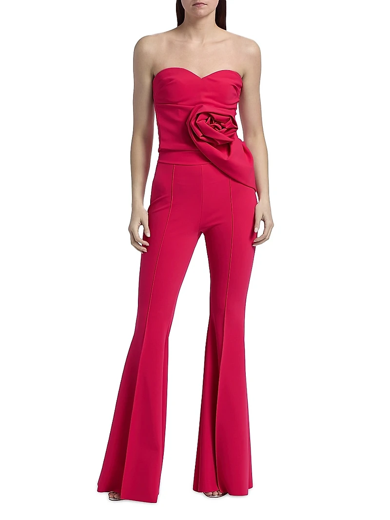 Remi Stretch Floral Bustier Top