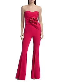 Remi Stretch Floral Bustier Top