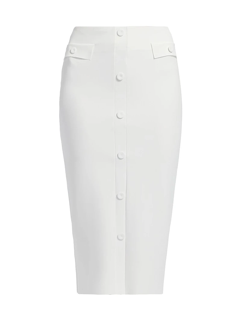 Rivkan Stretch-Jersey Midi-Skirt