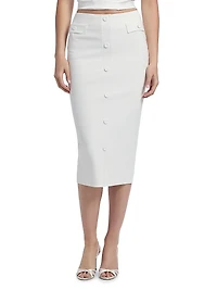 Rivkan Stretch-Jersey Midi-Skirt
