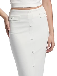 Rivkan Stretch-Jersey Midi-Skirt