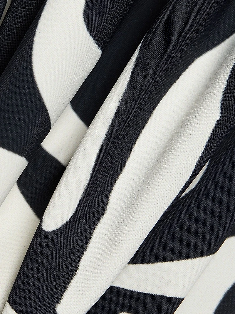 Mariella Printed Jersey Short-Sleeve Top