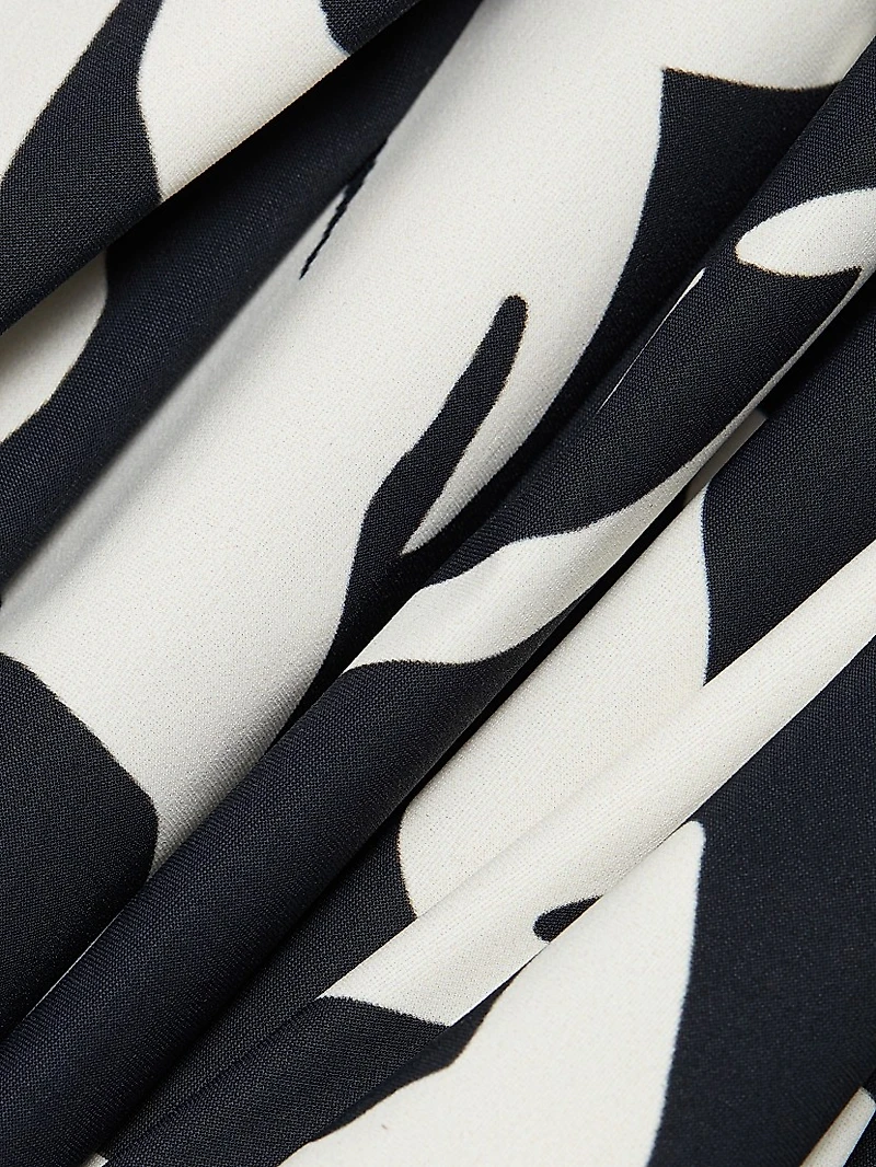 Skyla Printed Jersey Wide-Leg Pants