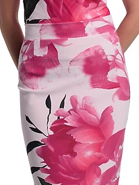 Lumi Floral Pencil Skirt