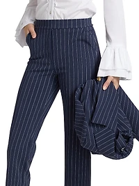 Nuccix Pinstriped Crop Pants