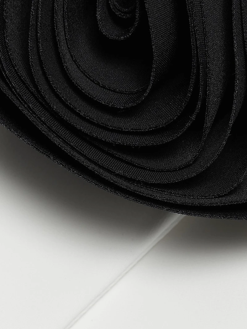 Xerul Rosette-Detailed Sleeveless Top