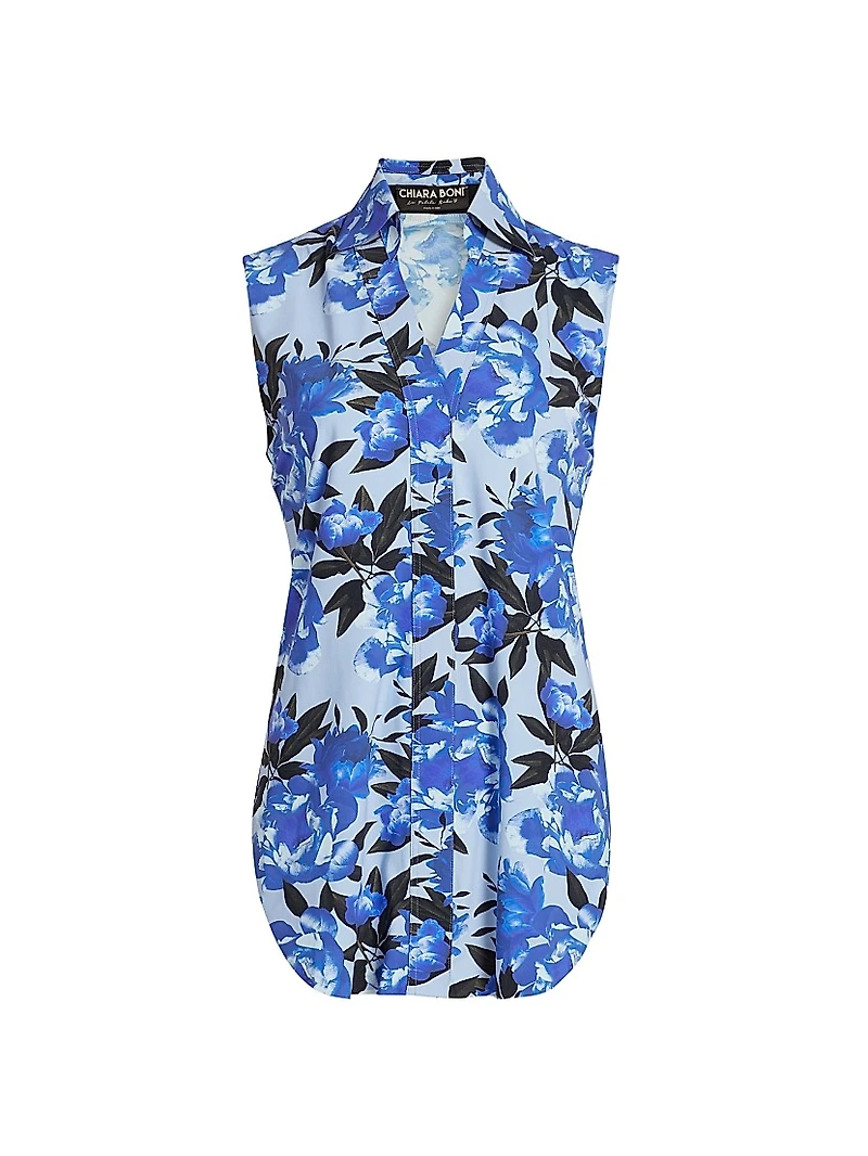 Atena Printed Sleeveless Top