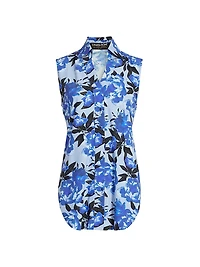 Atena Printed Sleeveless Top
