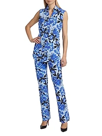Atena Printed Sleeveless Top