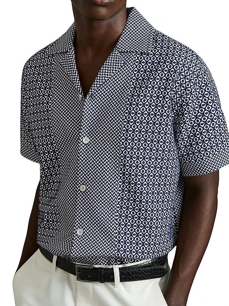 Matisse Geometric Camp Shirt