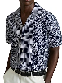 Matisse Geometric Camp Shirt