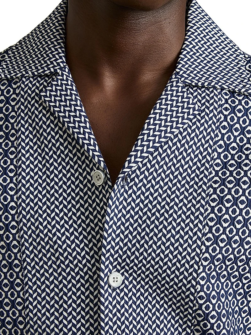 Matisse Geometric Camp Shirt