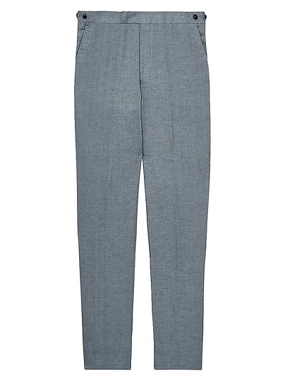 Warner Slim Fit Linen Trousers
