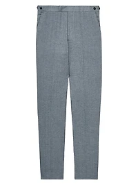 Warner Slim Fit Linen Trousers