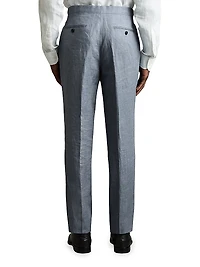 Warner Slim Fit Linen Trousers