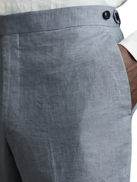 Warner Slim Fit Linen Trousers