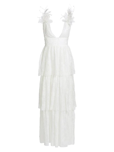 Sandrine Sheer Sequin Gown