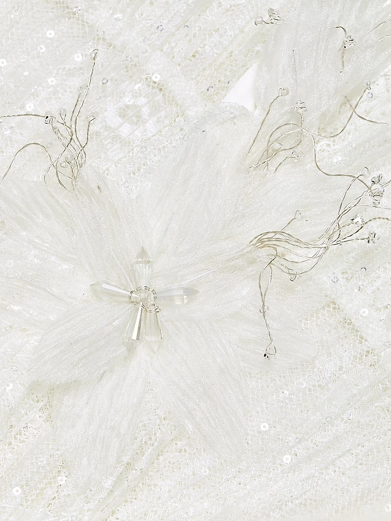 Sandrine Sheer Sequin Gown