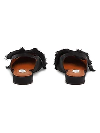 Slingback Ballerina Flats in Satin