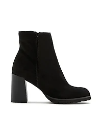 Maggie 85MM Suede Block-Heel Booties