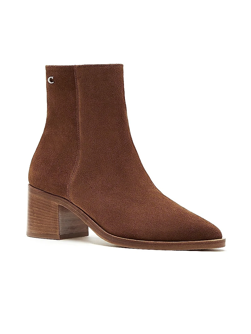 Julieta 65MM Suede Booties