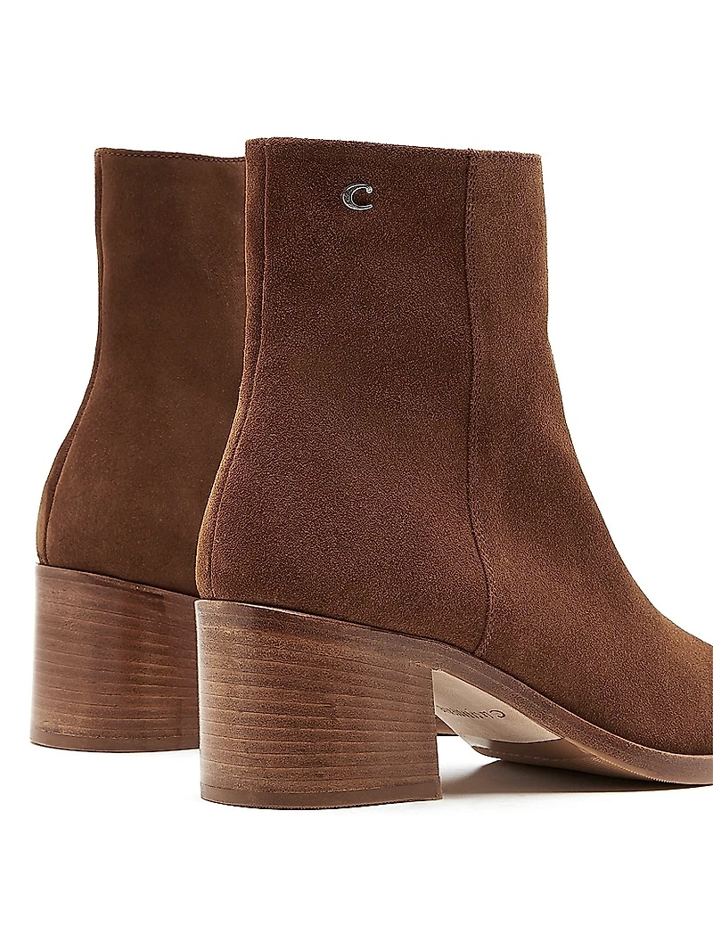 Julieta 65MM Suede Booties
